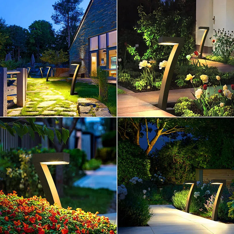 Low Voltage Solar Powered Integrated LED Pathway Light